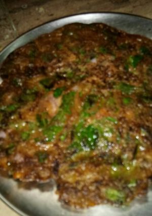 A picture of Ragi adai.