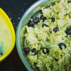A picture of Chana Rice.