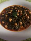 Spinach and Chickpeas with Mint