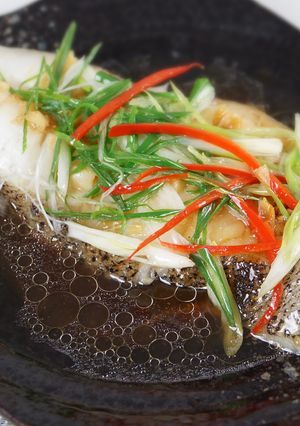 【哇菜影音食譜】清蒸鱈魚 的食譜成品照片