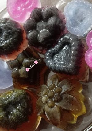 عکسی از دستور یخ های رنگی و طعم دار