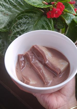 Foto resep Puding sirsat kuah coklat