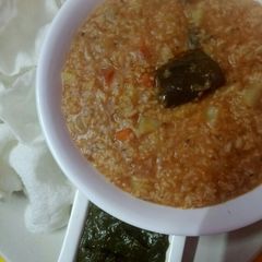 Vegetable khichdi A picture of Vegetable khichdi.