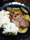 Stir-Fried Zucchini and Pork with BBQ Sauce