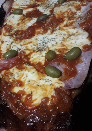 Una foto de Matambre a la pizza!