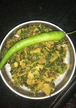 A picture of Raddish bhurji.