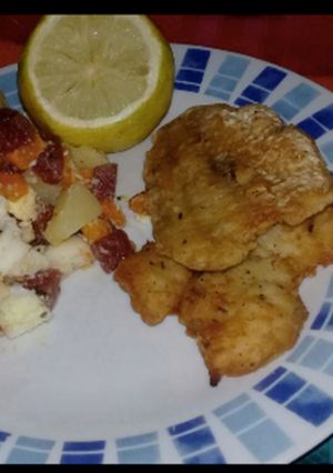 Una foto de Filet de Merluza a mi manera
