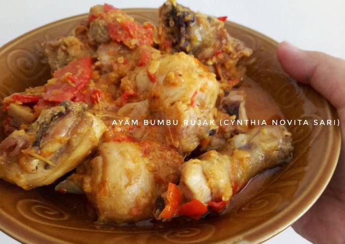 Resep Ayam Bumbu Rujak, Bikin Ngiler