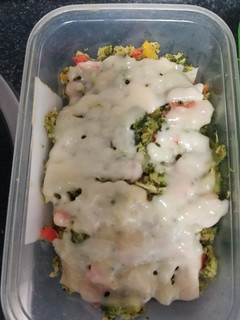 Una foto de Arroz de brócoli