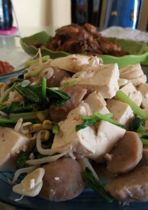 Foto resep Sayur toge tahu sawi baso