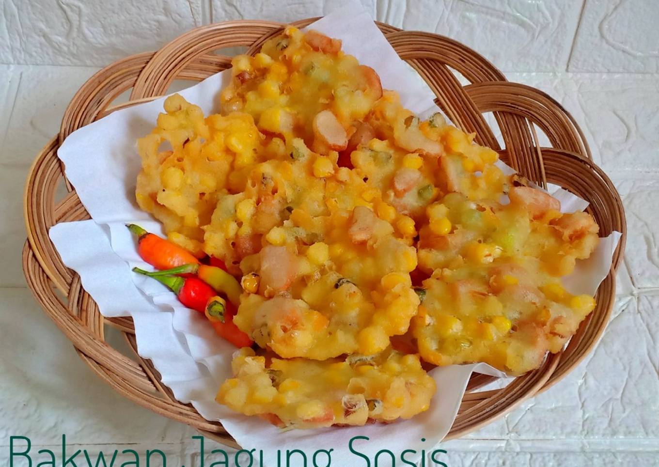 10. Bakwan Jagung Sosis