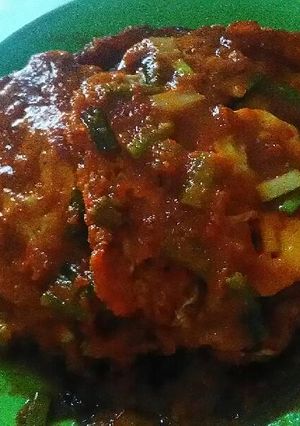 Foto resep Balado telur ceplok