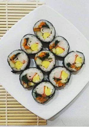 Foto resep Mini Kimbab versi #AnakKost