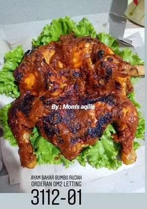 Foto resep Ayam Bakar Bumbu Rujak