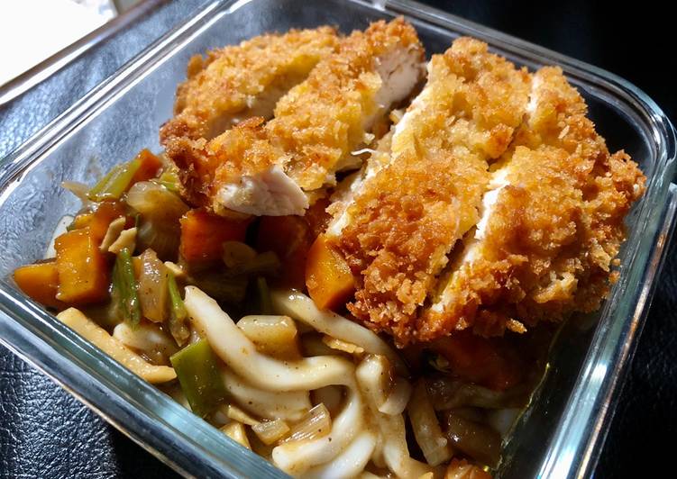 Chicken katsu curry udon