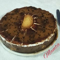 Rusk-Chocolate mousse cake A picture of Rusk-Chocolate mousse cake.