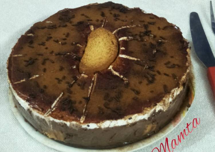 Rusk-Chocolate mousse cake Rusk-Chocolate mousse cake