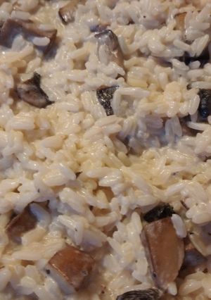 Φωτογραφία της συνταγής Ριζότο με Portobello μανιτάρια 🍄 και λάδι τρούφας