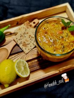 عکسی از دستور سوپ عدس و ورمیشل (سوپ گیاهی)🍲