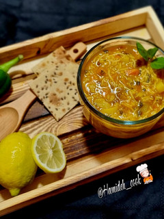 عکسی از دستور سوپ عدس و ورمیشل (سوپ گیاهی)🍲