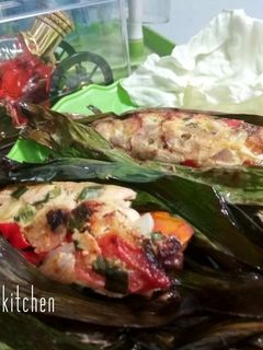 Foto resep Pepes ayam goreng