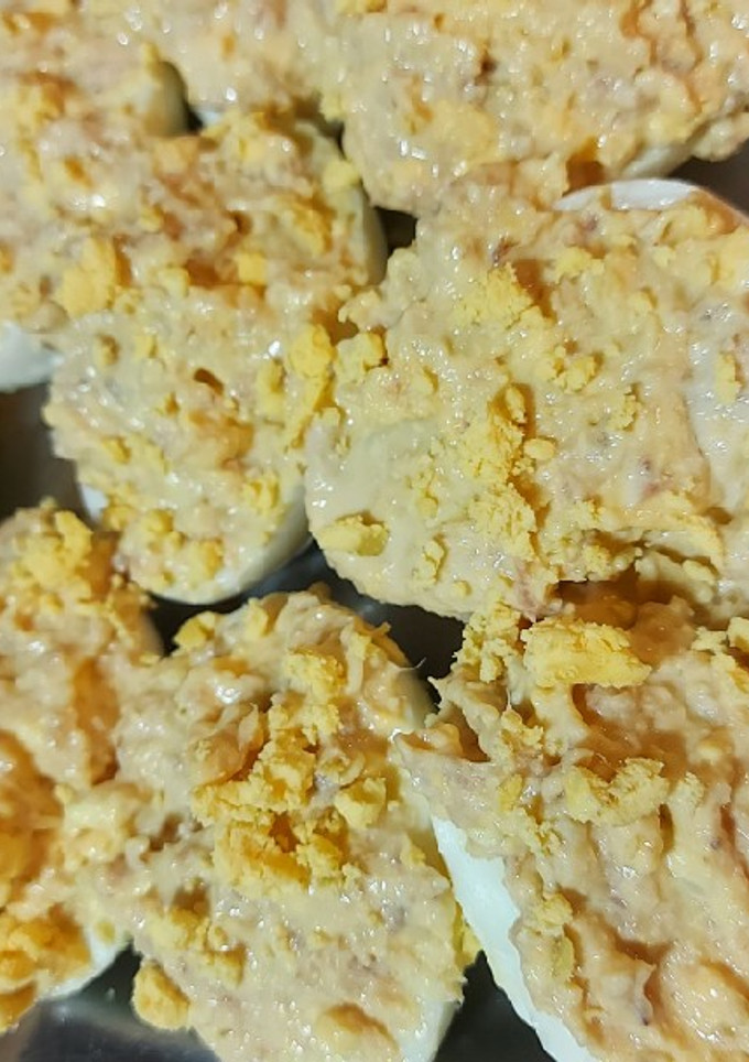 Una foto de Huevos rellenos