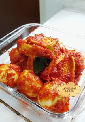 Foto resep Telur tahu bumbu Balado