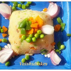 A picture of Upma (Karnataka Kaara Bhath).