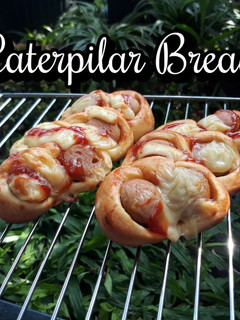Foto resep Caterpilar Bread atau Roti Sosis