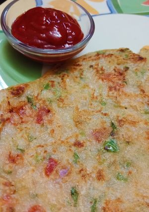 A picture of Bread uttapam.