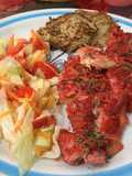 Pollo estilo libanés