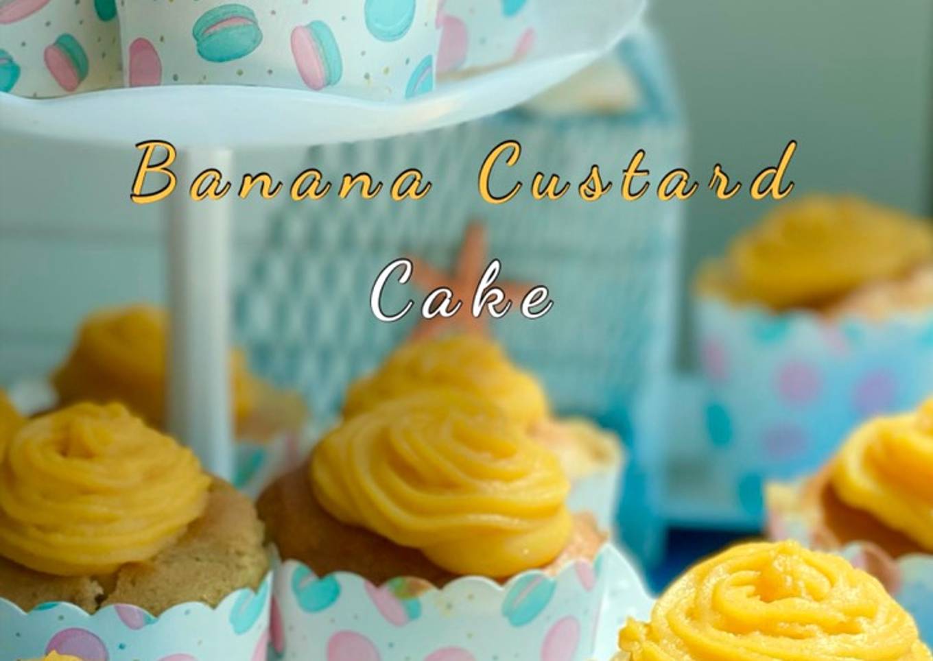 Resepi Banana Custard Cake yang Lazat dan Mudah
