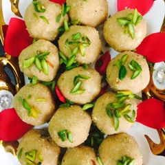 A picture of Churma Laddu.