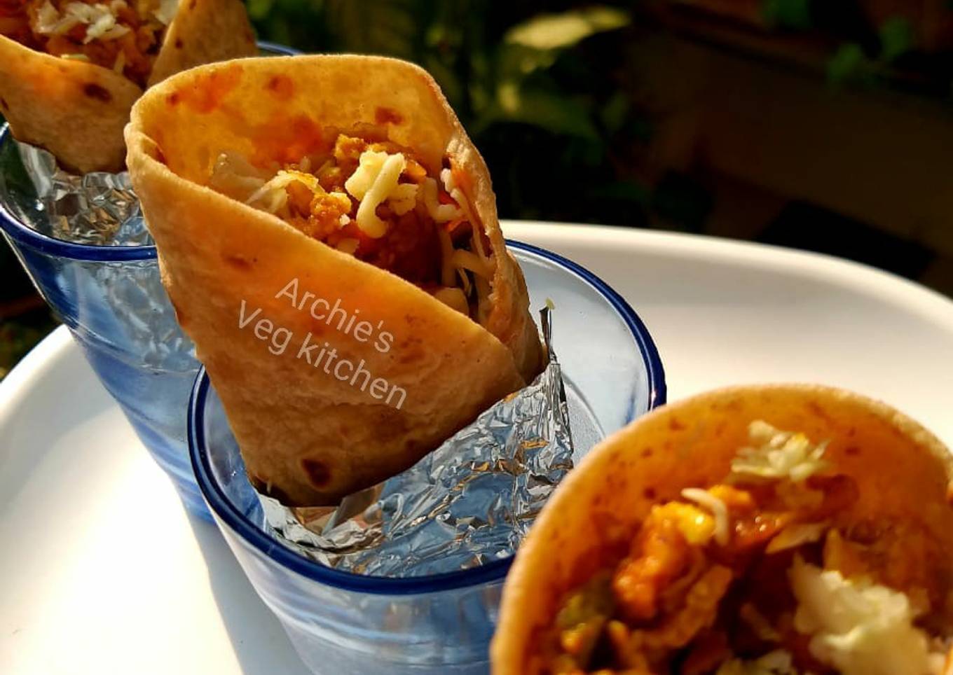 Paneer bhurji wrap