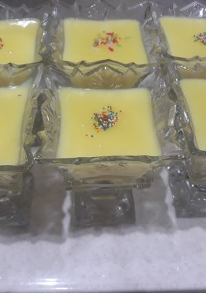 عکسی از دستور پودینگ موزی😋