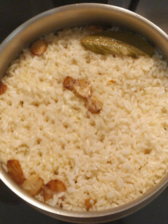 Una foto de Arroz blanco con un toque de limón