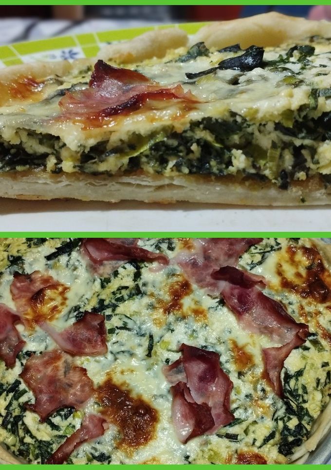 Una foto de Tarta de acelga de la huerta y ricota