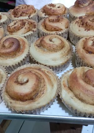 Foto resep Sourdough Cinnamon Roll ide jualan makanan sehat
