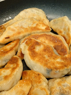 Una foto de Gyozas veganas caseras