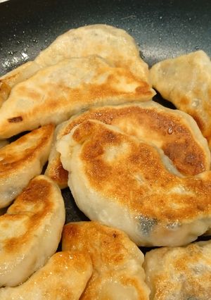 Una foto de Gyozas veganas caseras