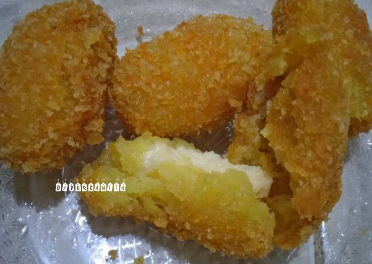 Kroket Ubi Keju Leleh