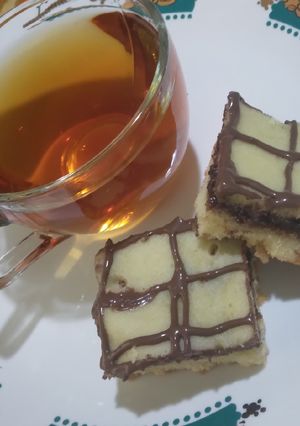 عکسی از دستور کیک با مغز کاکائو