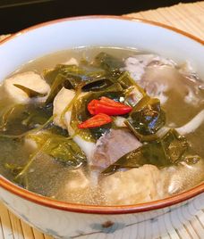 canh nấm lá giang