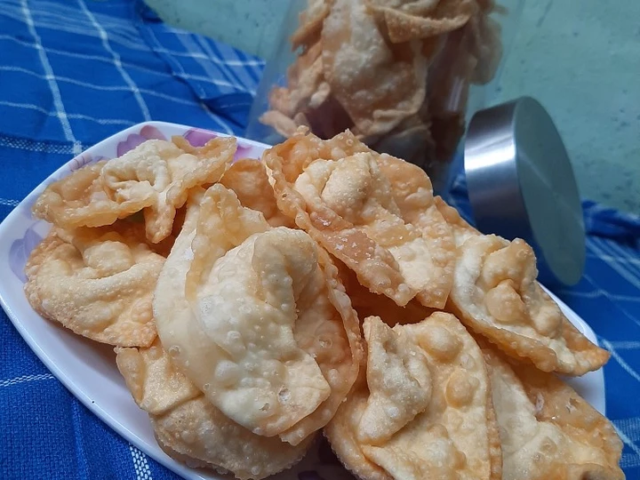Cara Mudah Membuat Resep  Pangsit goreng ekonomis yang Enak, Bikin Ketagihan