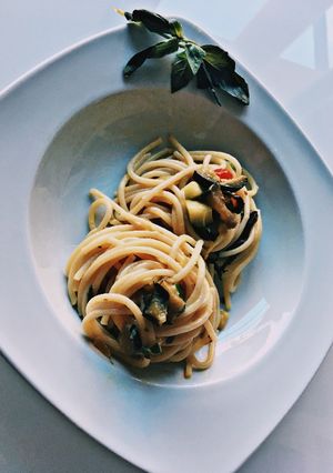 Una foto de Pasta veggie🥬🍝