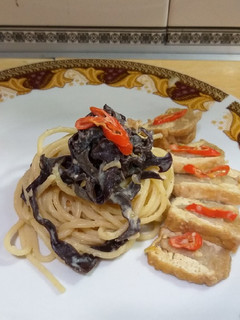 Foto resep Spageti Salted Egg