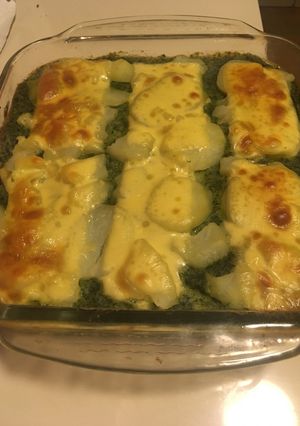 Una foto de Budín de acelgas y papa