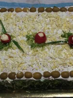 Una foto de Torta fría y salada de verano