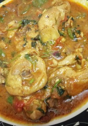 A picture of Creamy chicken curry.
