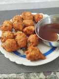 Lobiya dal ke Mix vegetables Pakora